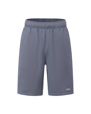 Slazenger Heren Fleece Shorts (Leisteenblauw)