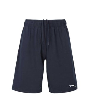 Slazenger Heren Casual Jersey Korte Broek van Katoenmix (Marine)