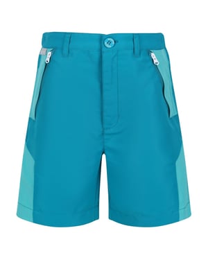 Regatta Sorcer Colour Block Shorts för barn/ungdomar (Emaljblå/Turkosblå)
