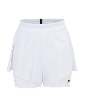 Slazenger Dames/Dames 2 in 1 Korte Broek (Wit)