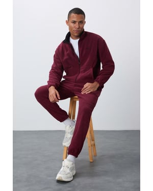 Heren Polyester Sweater- en Broekset