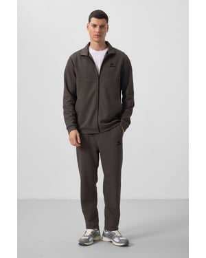 Heren Longsleeve Zip Sweatshirt en Broeken Set