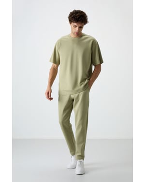 Heren Oversized T-shirt en Broeken Set