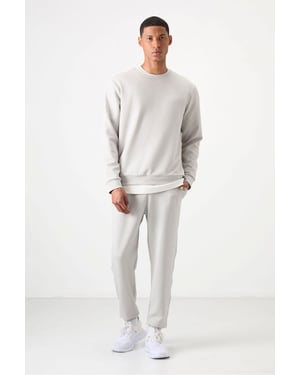 Mäns långärmad sweatshirt och byxor set