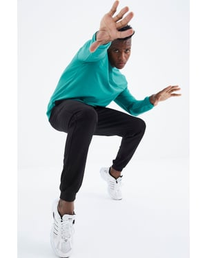 Heren Fleece Sweatshirt en Broek Set