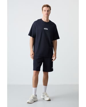Heren Oversized T-shirt en Korte Broeken Set