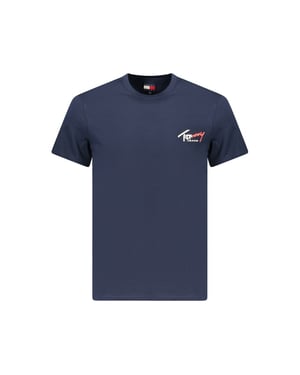 Tommy Hilfiger Blauwe Katoenen Heren T-Shirt