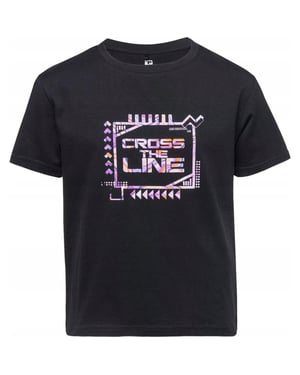 IQ Dafi T-shirt met korte mouwen voor kinderen/Kinderen (Zwart)