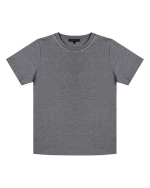 Biba Dames/Dames Crew Hals Regular T-shirt (Grijs)