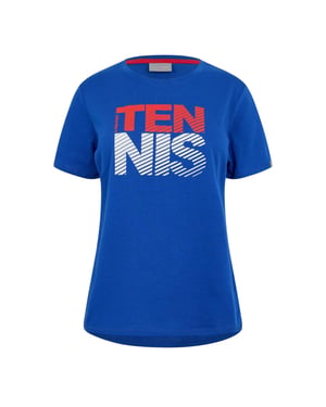 Head Dames/Dames Club Lisa Crew Hals T-shirt (Blauw)