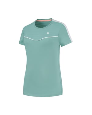 K-Swiss Hypercourt T-shirt met ronde hals voor dames (Blauw)