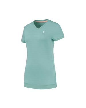 K-Swiss T-shirt med V-hals för dam och dam (Blå)