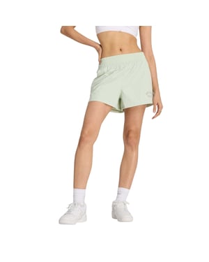 New Balance Dames/Dames Relaxed Fit Shorts (Munt)