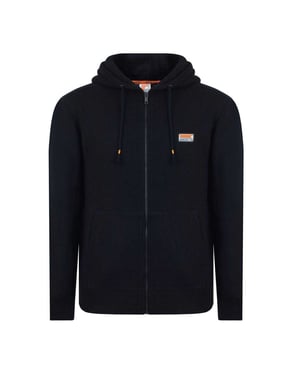 SoulCal Heren Signature Katoenen Full Zip Hoodie (Zwart)