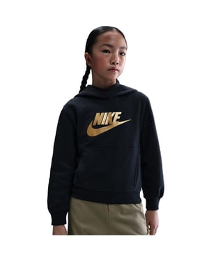 Nike Trui met tekstlogo voor kinderen/Kinderen (Zwart/Goud)