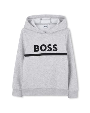 Boss Hoodie uit de kindercollectie (Grijs)
