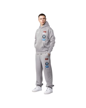 Mercier Unisex mouwloze capuchon voor volwassenen (Grijs)