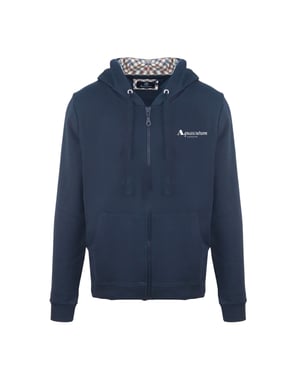 Aquascutum Heren Casual Hoodie (Marine)