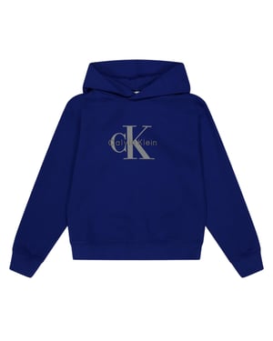Calvin Klein Hoodie met logo voor kinderen (Admiraal Blauw)