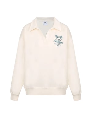 Slazenger Dames/Dames Country Club Relaxed Fit Tennis Sweatshirt (Wit)