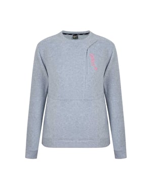 Gelert Dames/Dames Geborduurd Fleece Sweatshirt (Lichtgrijs)