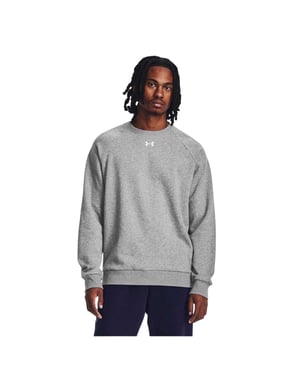 Under Armour Rival Fleece Sweatshirt för herrar (Frostgrå)