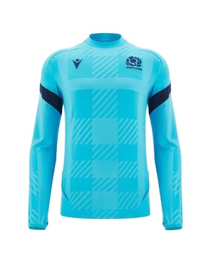 Macron Heren 2025/26 Schotland RU Sweatshirt (Marineblauw/Lichtblauw)