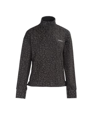LA Gear Dames/Dames Sweatshirt met halve rits (Zwart)