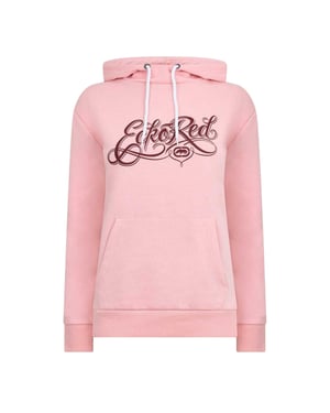 Ecko Dames Scarlett Lettering Regular Hoodie (Poederroze)
