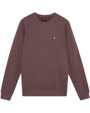Lyle & Scott Heren Sweatshirt met Geborduurd Logo (Espresso)