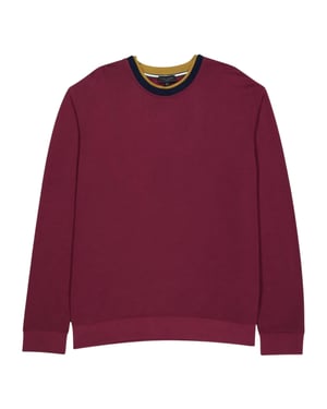 Ted Baker Heren-sweatshirt van gebreid materiaal met gelaagde look en normale pasvorm (Rood)