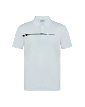 Slazenger Polyester golfpoloshirt voor heren (Wit)
