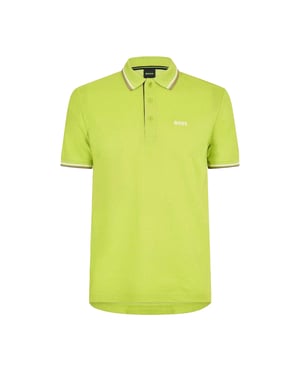 Boss Heren Paddy Korte Mouwen Polo Shirt (Pastelgroen)