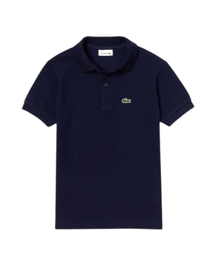 Lacoste Jongens Piqué Poloshirt (Marine)