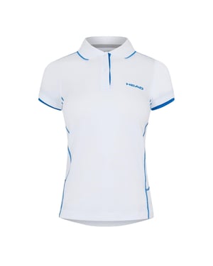 Head Dames/Dames Club Italy Contrast Detail Poloshirt (Wit)