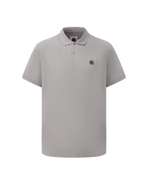 Pretty Green Heren Katoenen Polo Shirt (Donkergrijs)