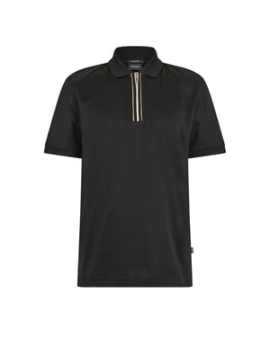 Boss Herenpolo met korte mouwen (Zwart)