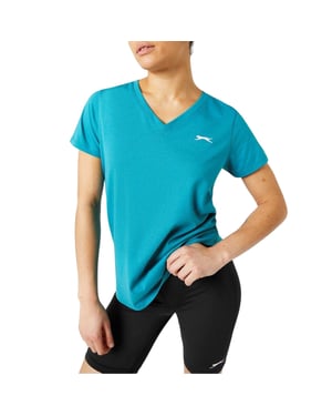 Slazenger Dames/Dames T-Shirt (Teal)