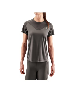 Skins Dames/Dames Skins T-Shirt (Houtskool)