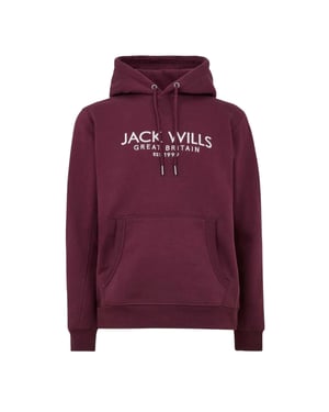 Jack Wills Heren Batsford Logo Hoodie (Afb.)