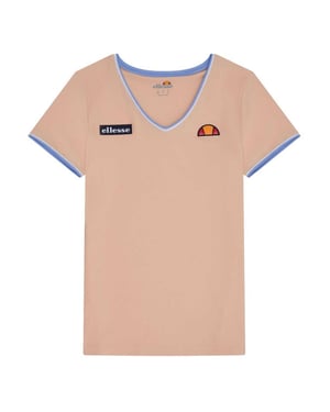 Ellesse Dames/Dames V-hals T-shirt (Licht Oranje)