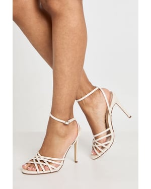 Strappy Cage Front High Stiletto Heels