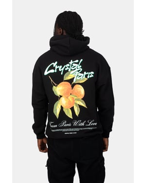 Crystal Paris Oversized hoodie Peaches