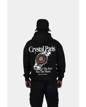 Crystal Paris Oversized hoodie Time