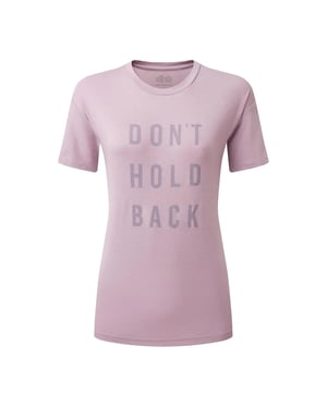 dhb Dames-T-shirt ‘Dont Hold Back’ (Paars)