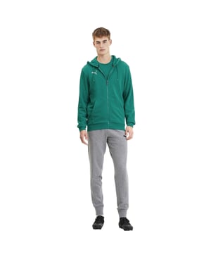 Puma Heren TeamGoal 23 Casuals Full Zip Hoodie (Pepergroen)