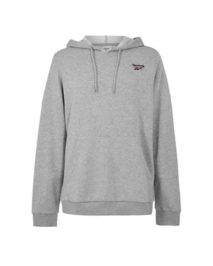 Reebok Unisex fleecehoodie voor volwassenen (Medium Grijs)