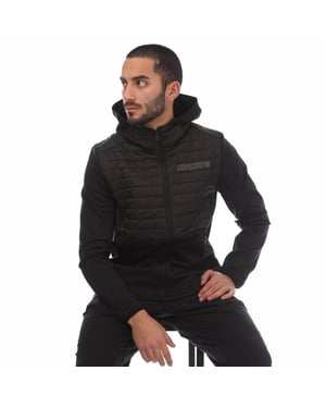 Mercier Heren Dynamic Full Zip Hoodie (Zwart)