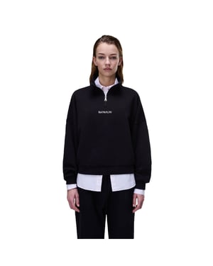 Napapijri Dames/Dames Almas Sweatshirt met Kwartrits (Zwart)