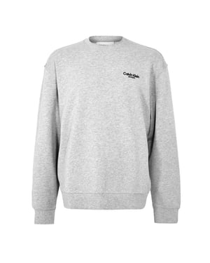 Calvin Klein Heren Crew Neck Regular Sweatshirt (Heide Grijs)